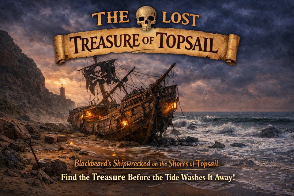 Lost Treasure of Topsail Escape Room